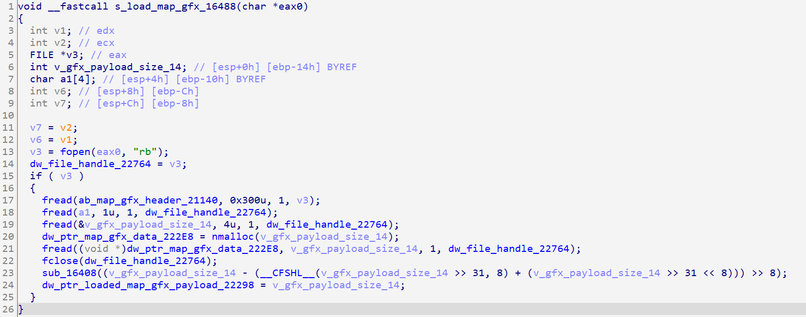 IDA: function that loads MAPAS/GRAF.GR? files